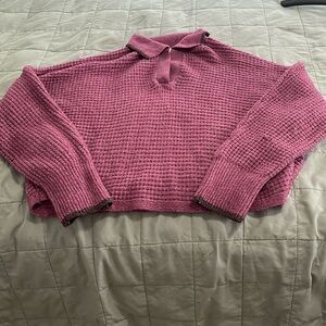 Soho Mauve Cowl Neck Sweater